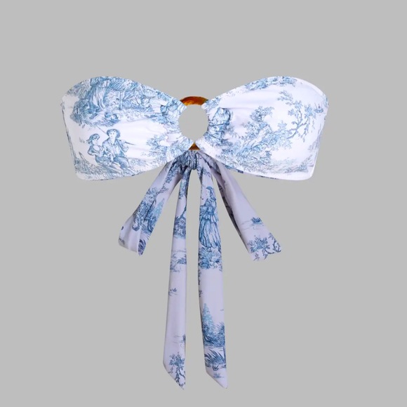 Cider Swim Toile De Jouy Bikini Set Poshmark